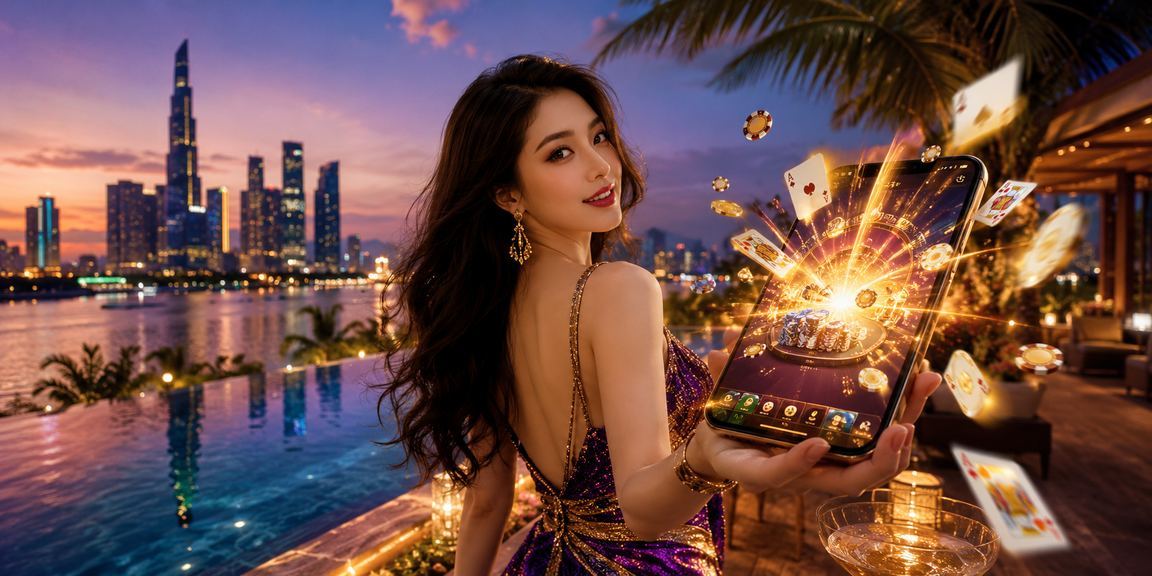 Thư giãn tại bãi biển Hồ Chí Minh với các trò chơi bài điện tử